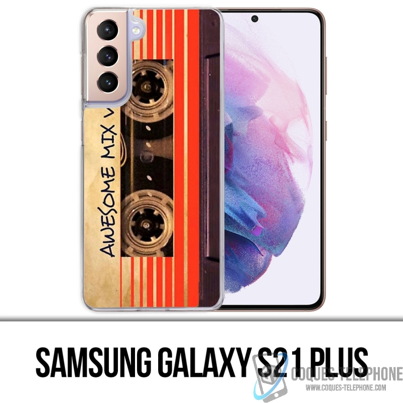 Custodia per Samsung Galaxy S21 Plus - Cassetta audio vintage Guardians Of The Galaxy