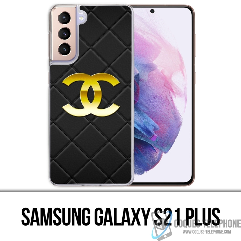 Coque Samsung Galaxy S21 Plus - Chanel Logo Cuir