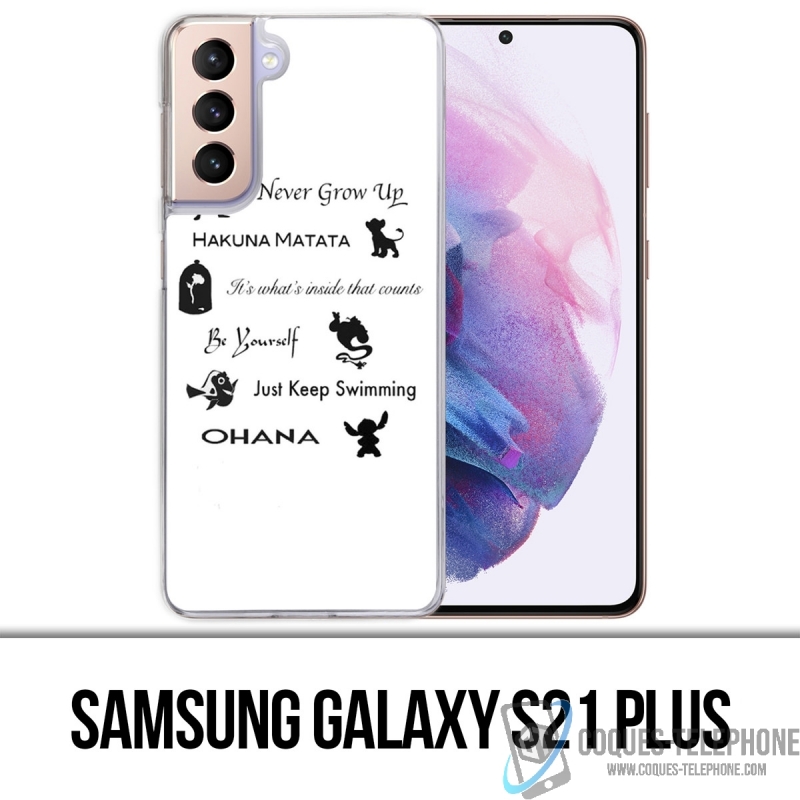 Coque Samsung Galaxy S21 Plus - Citations Disney