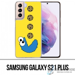 Funda Samsung Galaxy S21 Plus - Cookie Monster Pacman