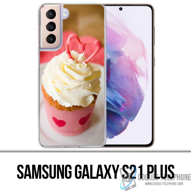 Custodia per Samsung Galaxy S21 Plus - Cupcake Rosa