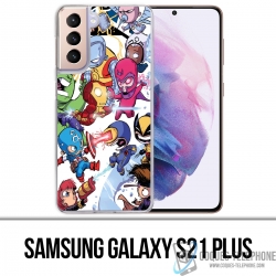 Custodia Samsung Galaxy S21 Plus - Simpatici eroi Marvel