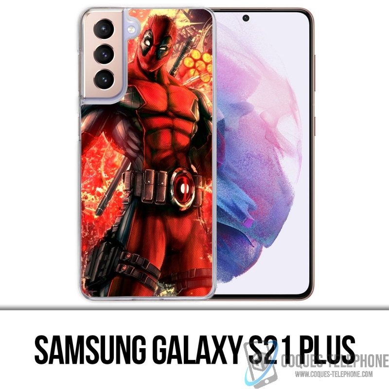 Coque Samsung Galaxy S21 Plus - Deadpool Comic