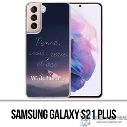 Coque Samsung Galaxy S21 Plus - Disney Citation Pense Crois Reve