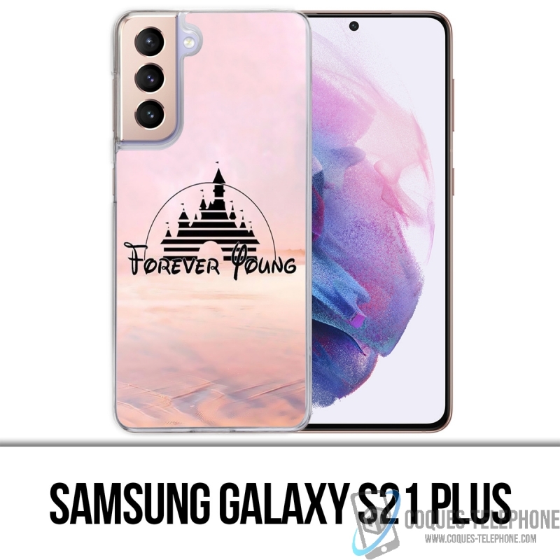 Custodia per Samsung Galaxy S21 Plus - Illustrazione Disney Forver Young