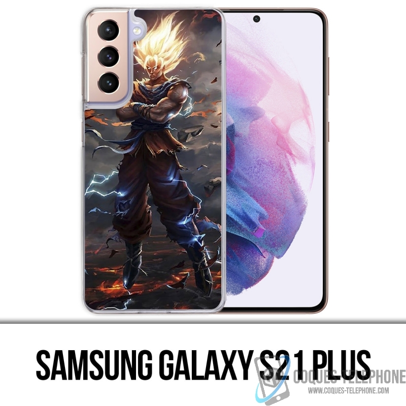 Coque Samsung Galaxy S21 Plus - Dragon Ball Super Saiyan