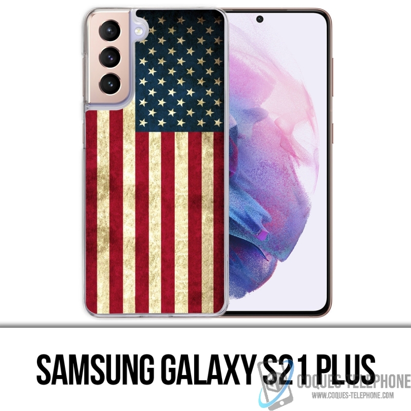 Custodia per Samsung Galaxy S21 Plus - Bandiera Usa