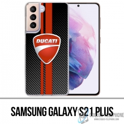 Samsung Galaxy S21 Plus case - Ducati Carbon