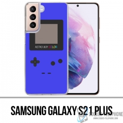 Coque Samsung Galaxy S21 Plus - Game Boy Color Bleu