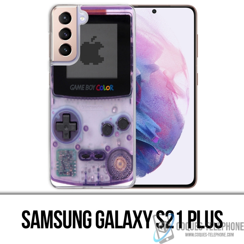 Coque Samsung Galaxy S21 Plus - Game Boy Color Violet