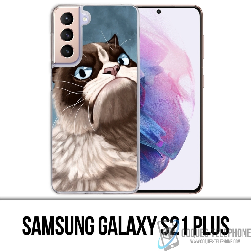 Funda Samsung Galaxy S21 Plus - Grumpy Cat