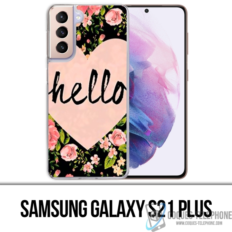 Funda Samsung Galaxy S21 Plus - Hello Pink Heart