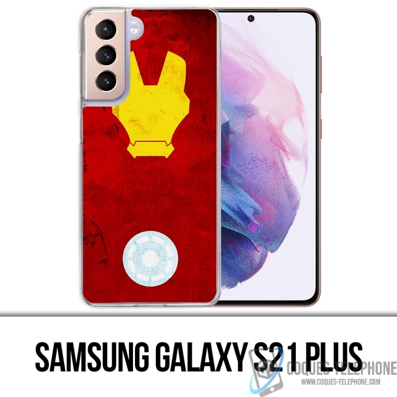 Custodia per Samsung Galaxy S21 Plus - Iron Man Art Design