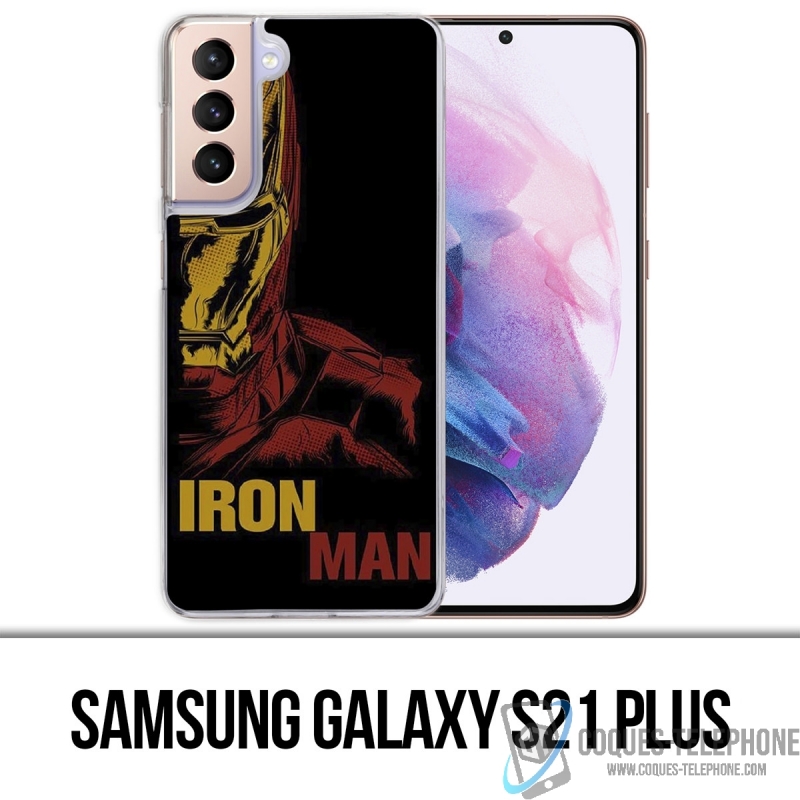 Coque Samsung Galaxy S21 Plus - Iron Man Comics