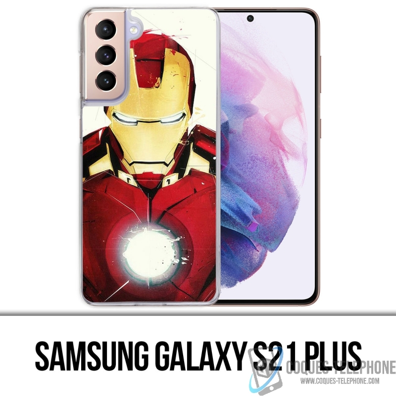 Coque Samsung Galaxy S21 Plus - Iron Man Paintart