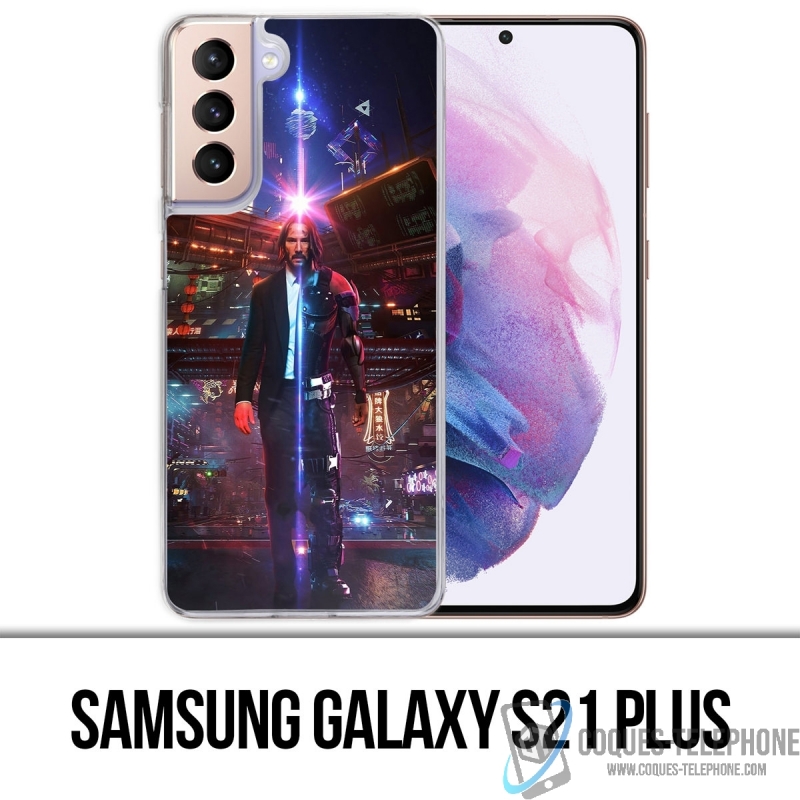 Custodia per Samsung Galaxy S21 Plus - John Wick X Cyberpunk