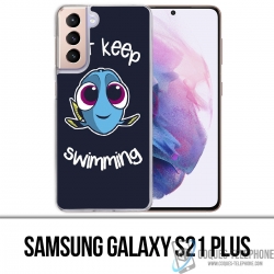 Samsung Galaxy S21 Plus Case - Schwimmen Sie einfach weiter