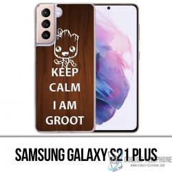 Coque Samsung Galaxy S21 Plus - Keep Calm Groot