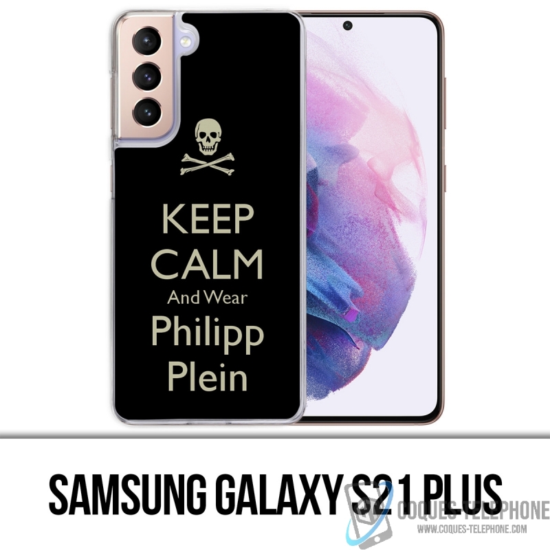 Coque Samsung Galaxy S21 Plus - Keep Calm Philipp Plein