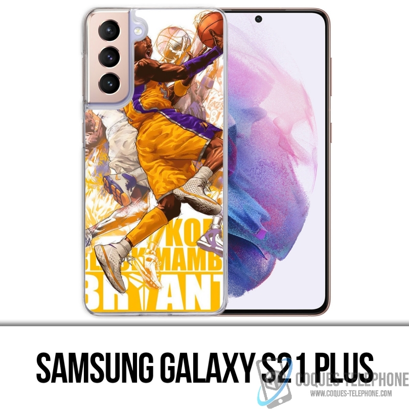 Coque Samsung Galaxy S21 Plus - Kobe Bryant Cartoon Nba