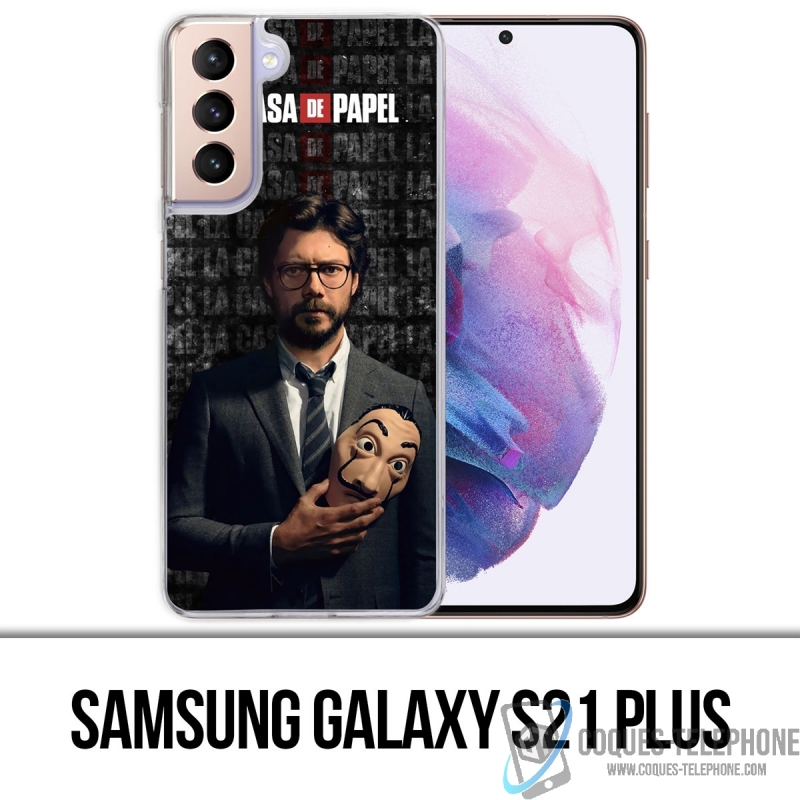 Coque Samsung Galaxy S21 Plus - La Casa De Papel - Professeur Masque