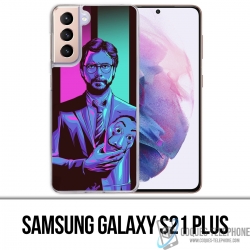 Coque Samsung Galaxy S21 Plus - La Casa De Papel - Professeur Neon