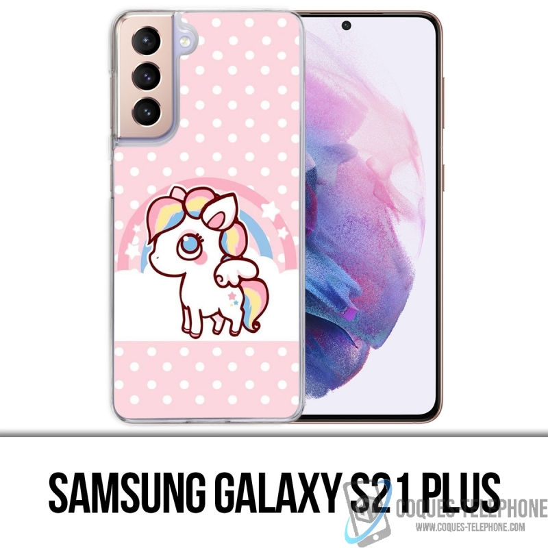 Samsung Galaxy S21 Plus Case - Kawaii Einhorn