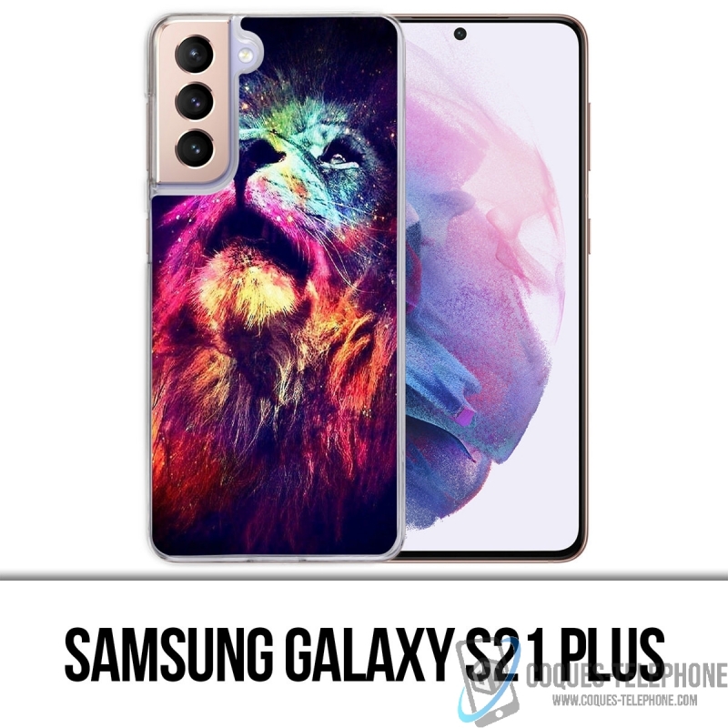 Coque Samsung Galaxy S21 Plus - Lion Galaxie