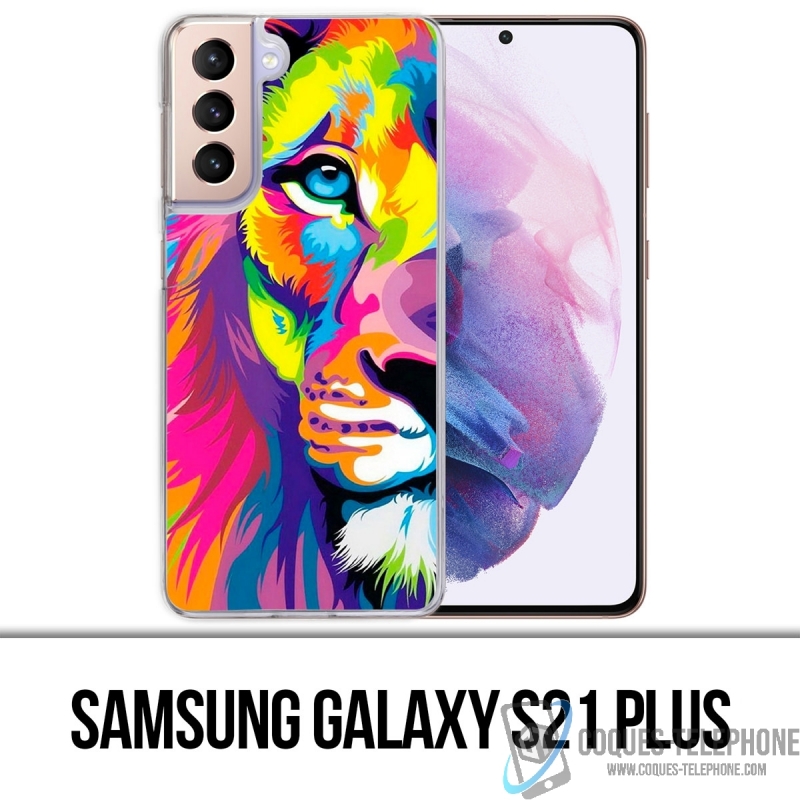 Samsung Galaxy S21 Plus Case - Multicolor Lion