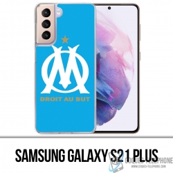 Custodia per Samsung Galaxy S21 Plus - Om logo blu marsiglia