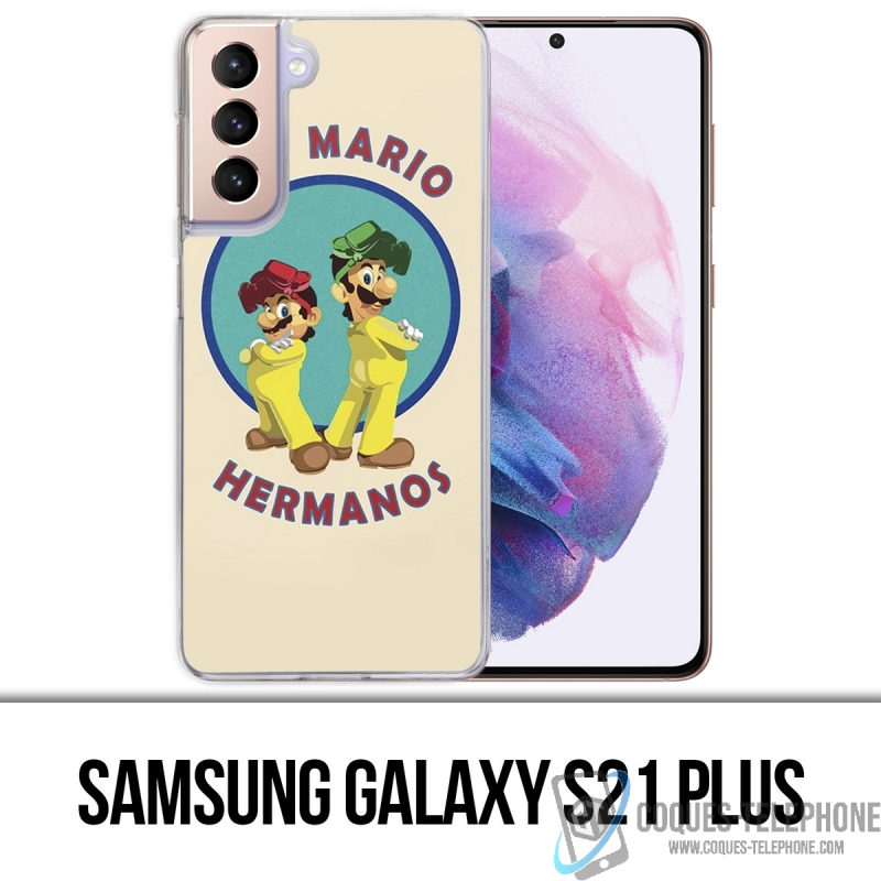 Coque Samsung Galaxy S21 Plus - Los Mario Hermanos