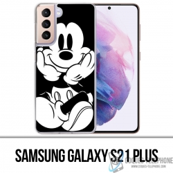 Funda para Samsung Galaxy S21 Plus - Mickey blanco y negro