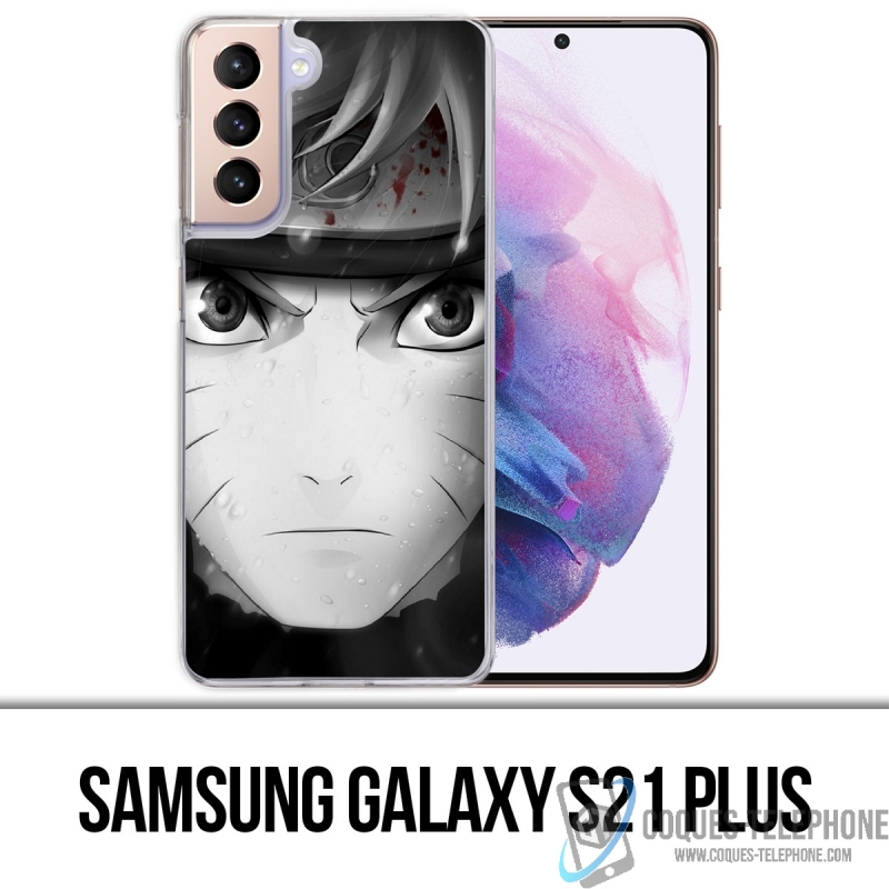 Custodia per Samsung Galaxy S21 Plus - Naruto in bianco e nero