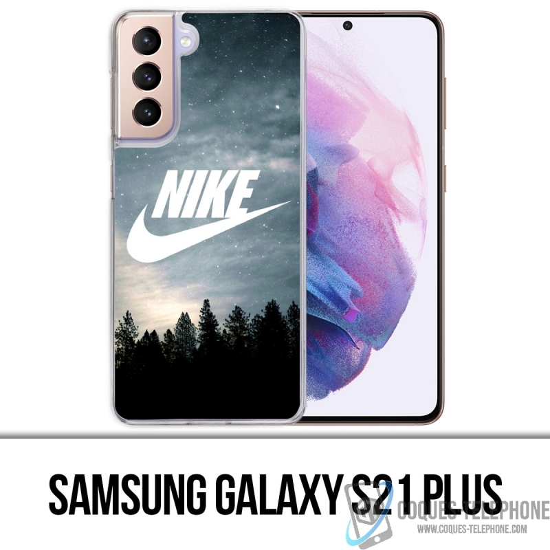 Custodia per Samsung Galaxy S21 Plus - Logo Nike in legno