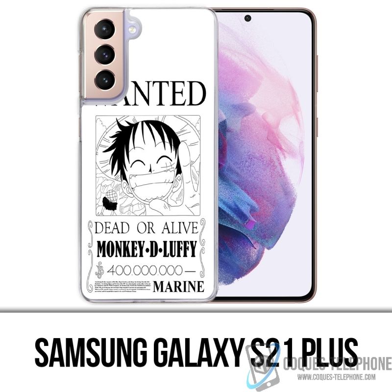 Coque Samsung Galaxy S21 Plus - One Piece Wanted Luffy