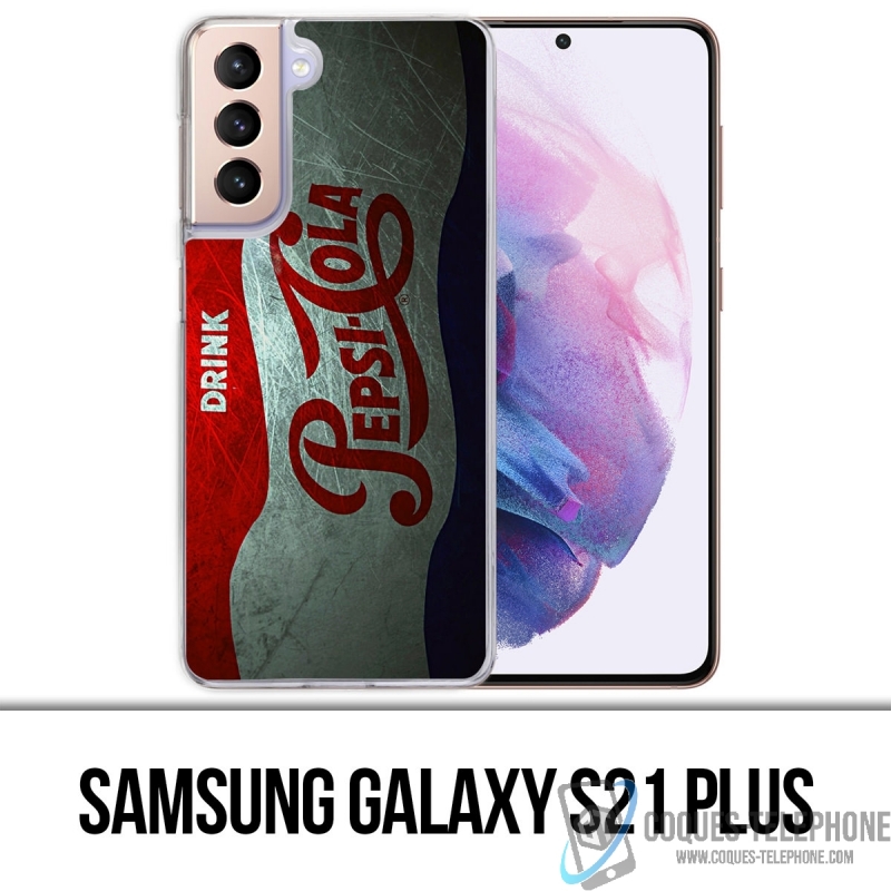 Coque Samsung Galaxy S21 Plus - Pepsi Vintage