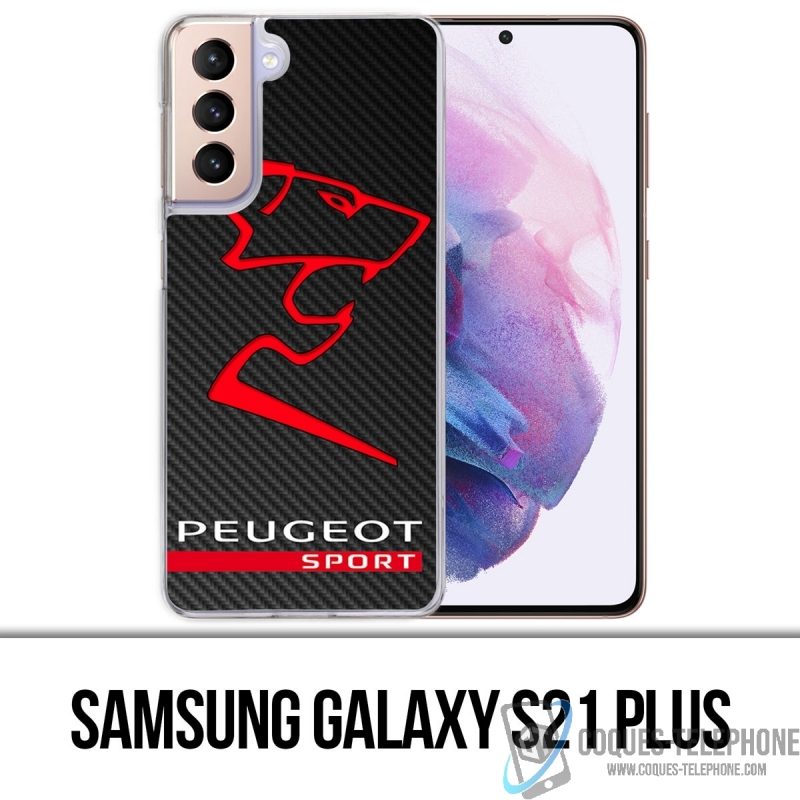 Coque Samsung Galaxy S21 Plus - Peugeot Sport Logo