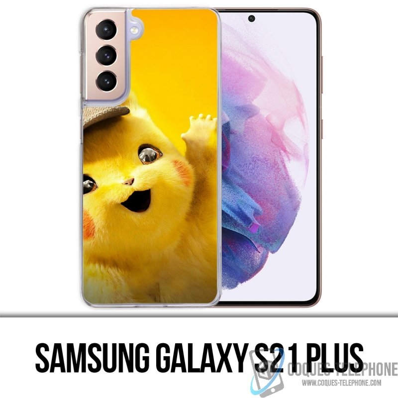 Coque Samsung Galaxy S21 Plus - Pikachu Detective