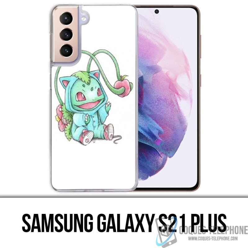 Custodia per Samsung Galaxy S21 Plus - Pokemon Baby Bulbasaur