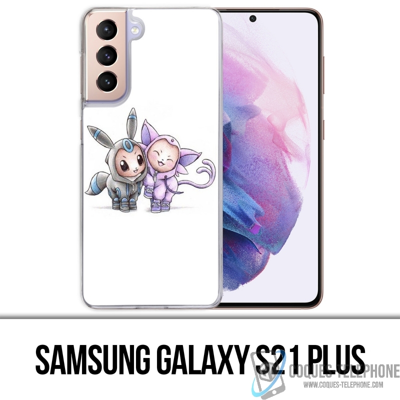 Custodia per Samsung Galaxy S21 Plus - Pokémon Baby Mental Noctali