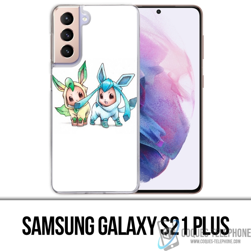 Coque Samsung Galaxy S21 Plus - Pokémon Bébé Phyllali