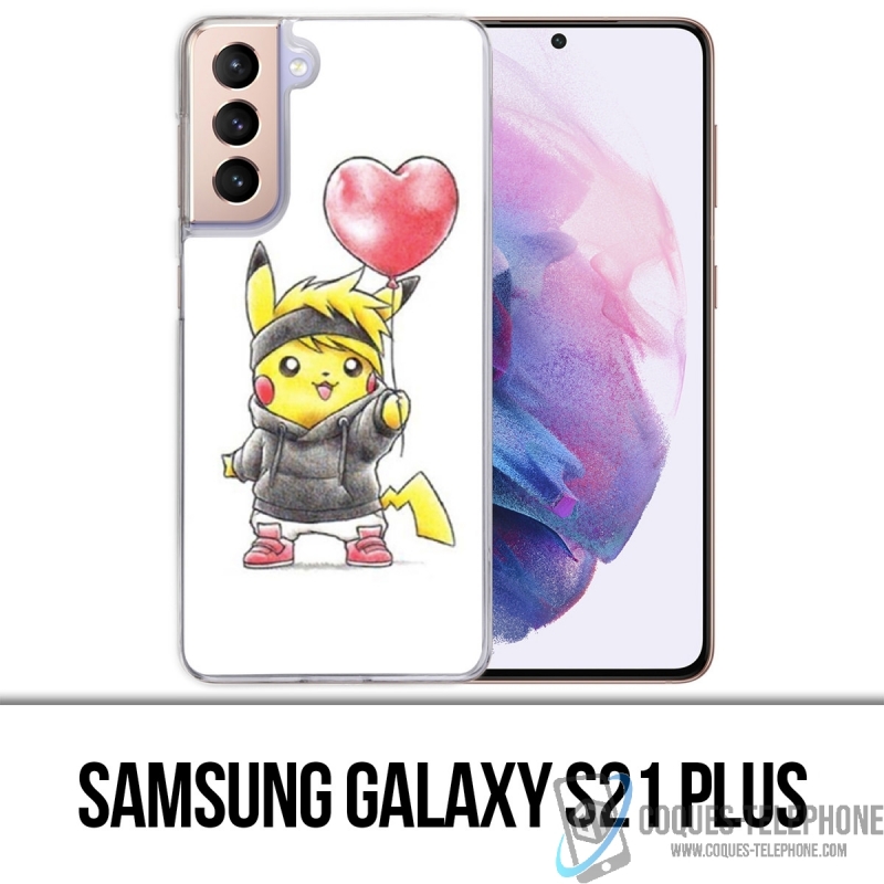 Coque Samsung Galaxy S21 Plus - Pokémon Bébé Pikachu