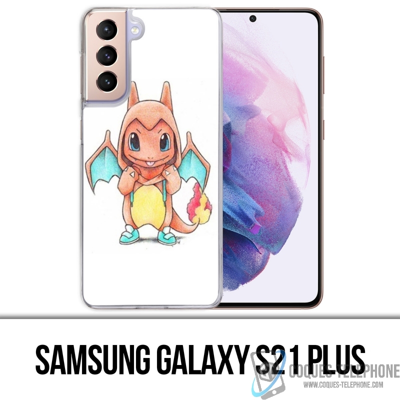 Coque Samsung Galaxy S21 Plus - Pokemon Bébé Salameche