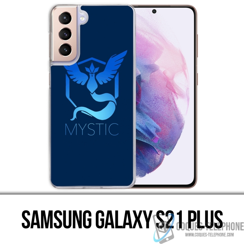 Coque Samsung Galaxy S21 Plus - Pokémon Go Team Msytic Bleu