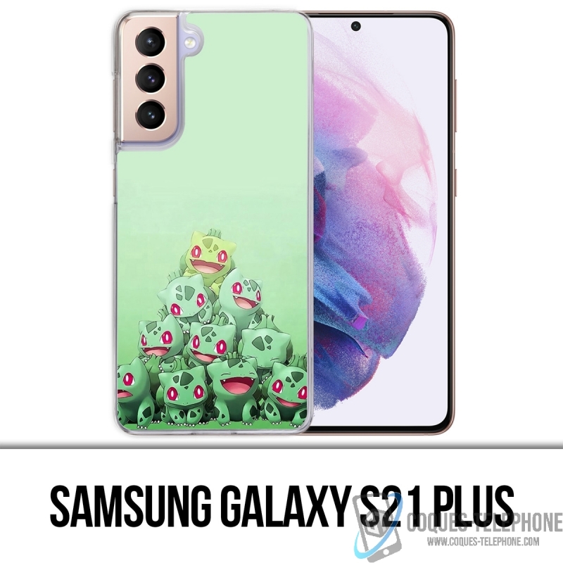 Custodia per Samsung Galaxy S21 Plus - Pokémon Montagna Bulbasaur