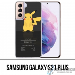 Coque Samsung Galaxy S21 Plus - Pokémon Pikachu Id Card