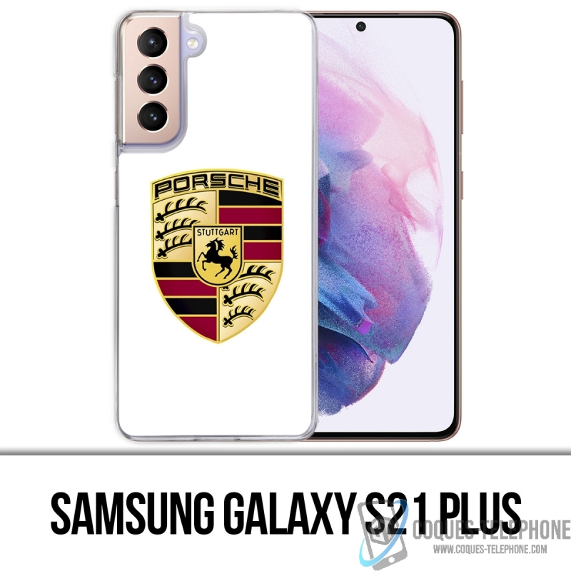 Samsung Galaxy S21 Plus Case - Porsche Logo Weiß