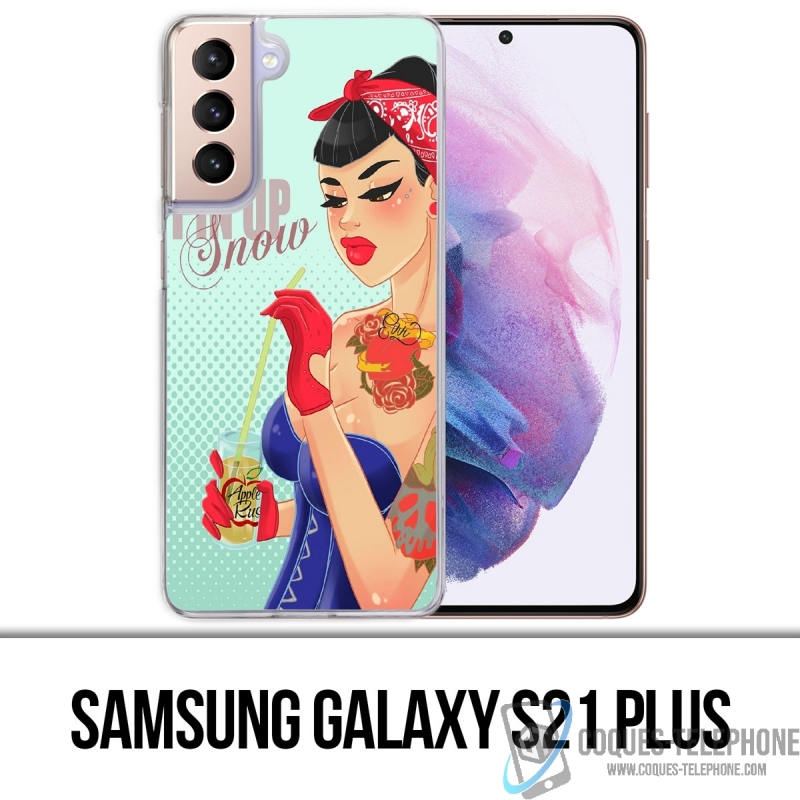 Coque Samsung Galaxy S21 Plus - Princesse Disney Blanche Neige Pinup