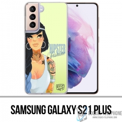 Coque Samsung Galaxy S21 Plus - Princesse Disney Jasmine Hipster