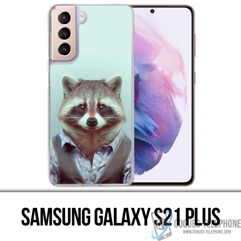 Coque Samsung Galaxy S21 Plus - Raton Laveur Costume